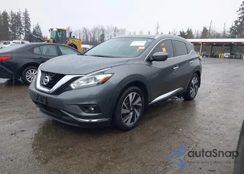 2017 Nissan Murano Platinum из США, поврежденный, VIN 5N1AZ2MG3HN132144
